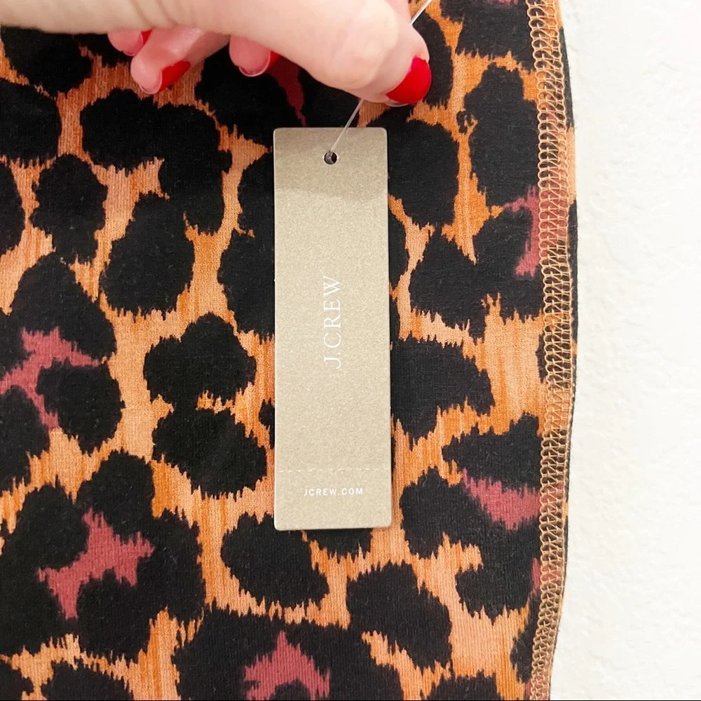J.Crew Leopard High Rise 7/8 Legging XS